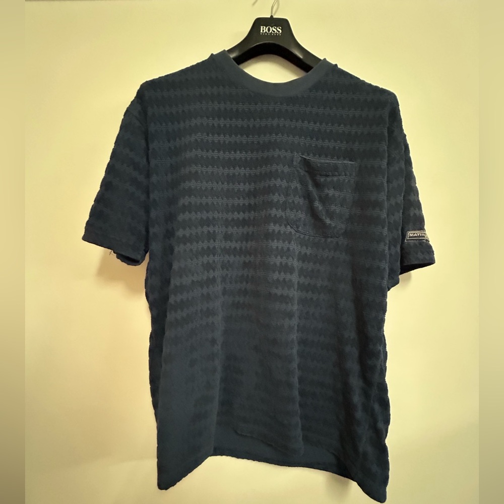 Men’s Terry Cloth Embroidered Shirt